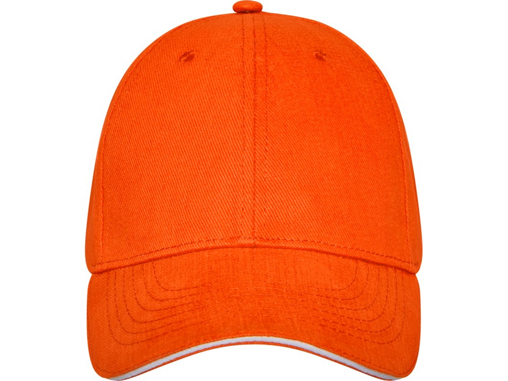 Бейсболка Darton, 6 панелей, оранжевый