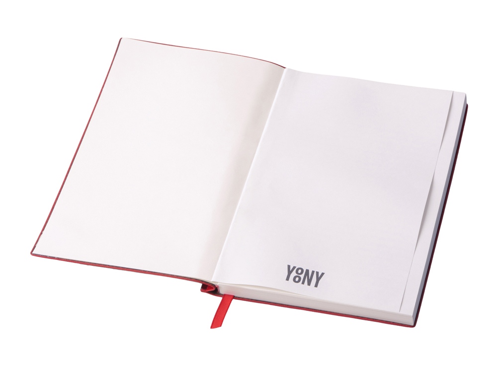 Блокнот А5 Scribe, гибкая обложка, 96 листов 80 гр/м2, красный