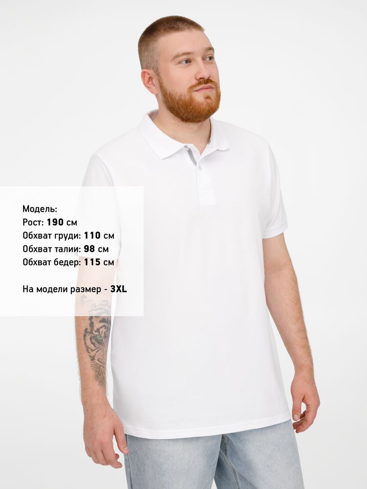 Рубашка поло мужская Virma Premium, белая, размер L