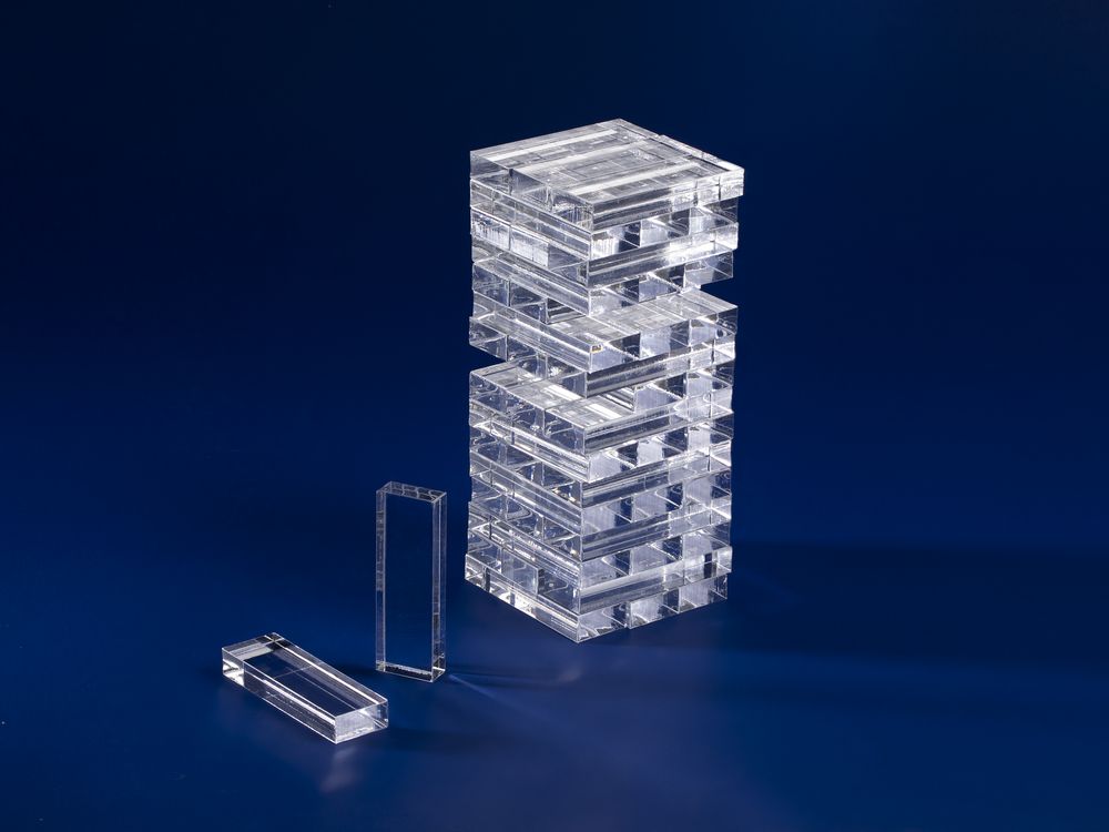 Игра Acrylic Tower с логотипом  | Print Logo