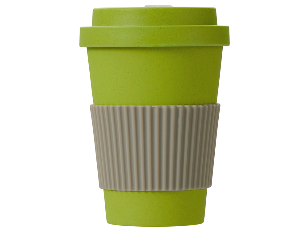Термокружка Muffin из натуральных волокон, зеленое яблоко (Р)