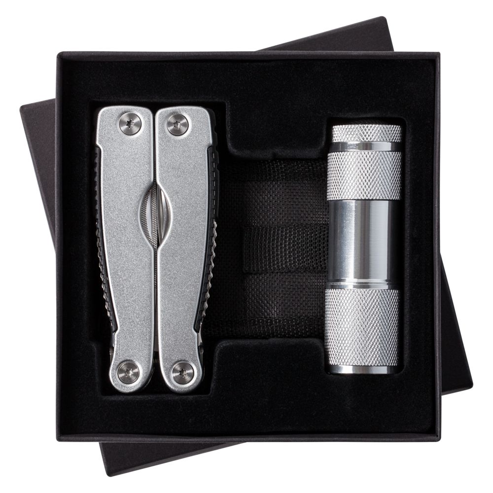 Набор Handmaster: фонарик и мультитул с логотипом  | Print Logo