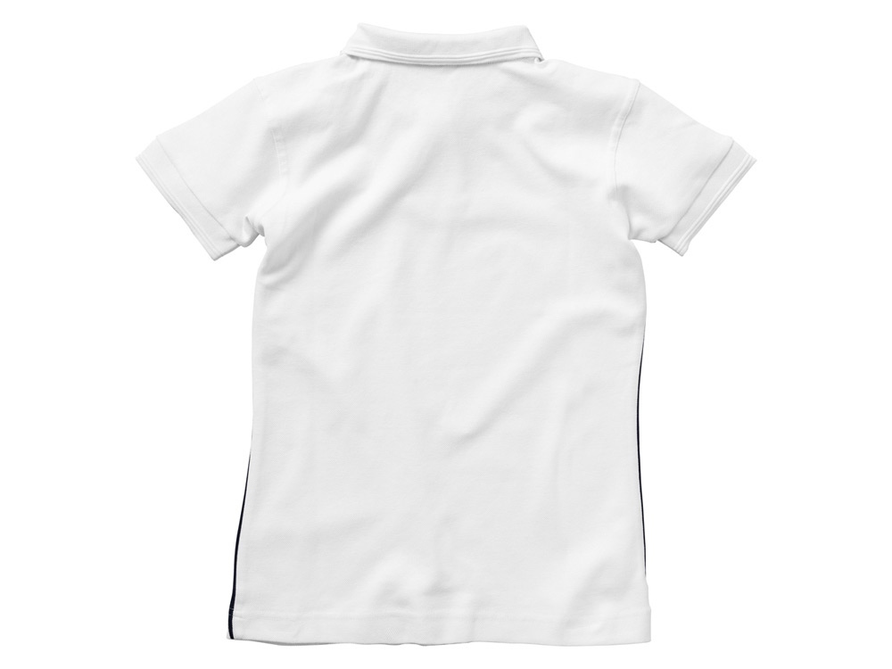 Рубашка поло Backhand женская, белый/темно-синий