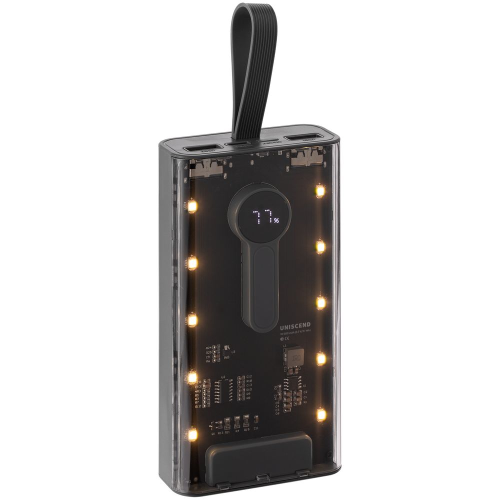 Аккумулятор Trellis Digital 10000 мАч с логотипом Uniscend | Print Logo