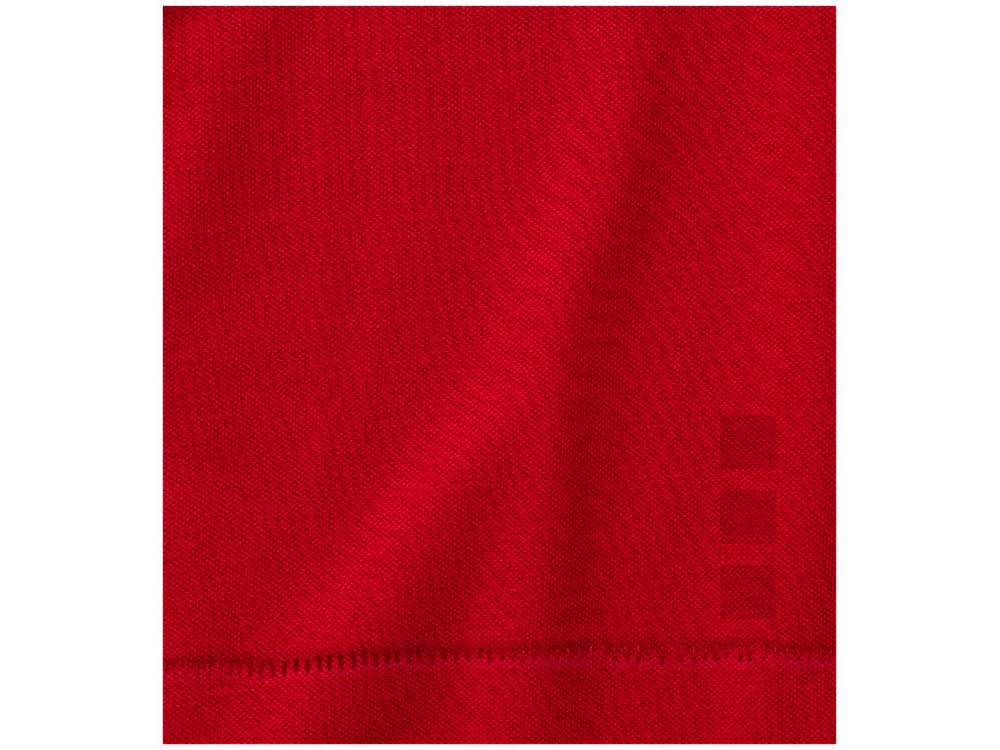 Calgary мужская футболка-поло с коротким рукавом, красный