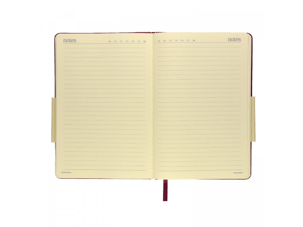 Ежедневник А5 недатированный Megapolis Velvet, темно-розовый