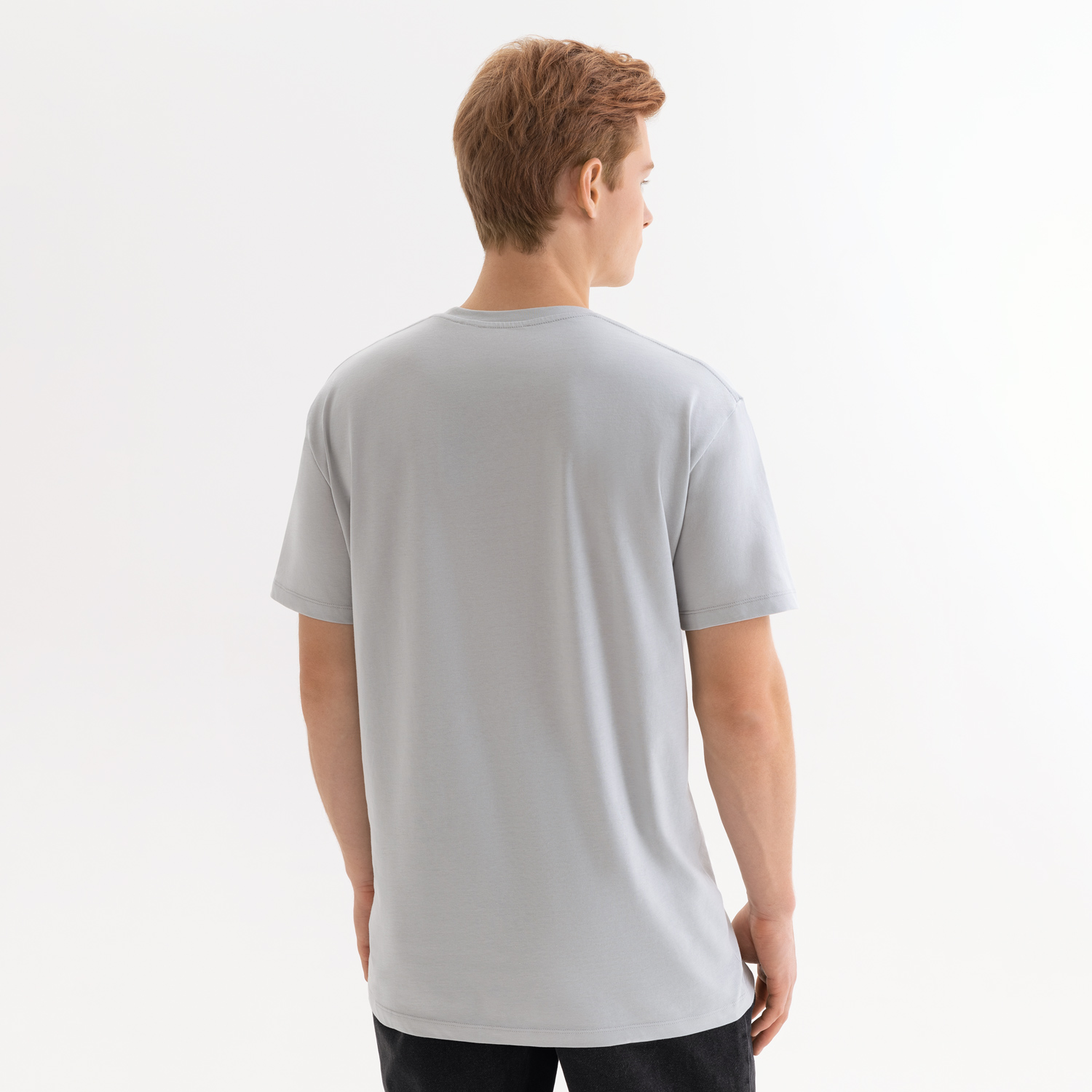 Футболка унисекс KRIS, 150 гр., светло-серая, размер XXXL