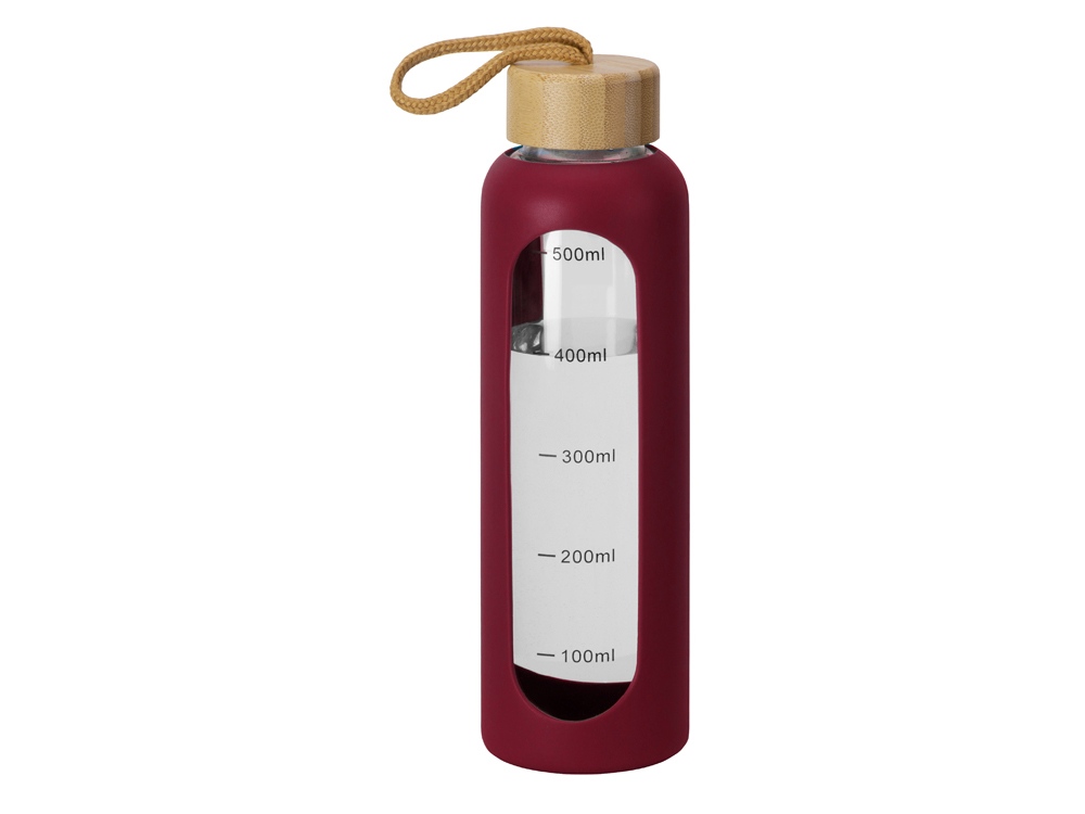 Бутылка из боросиликатного стекла Hangy, 550 мл, бургунди