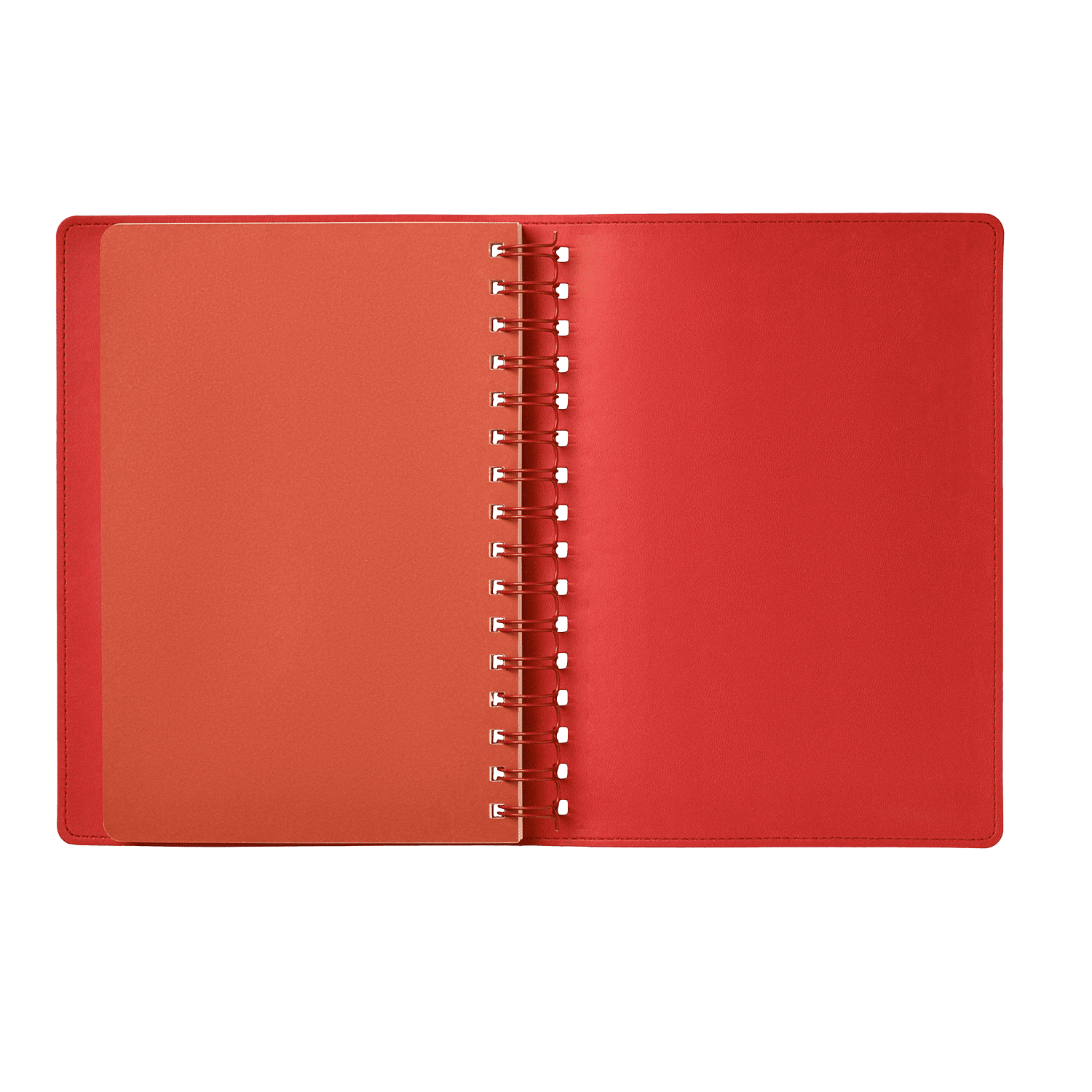 Ежедневник Виста (Vista) недатированный, черный/красный