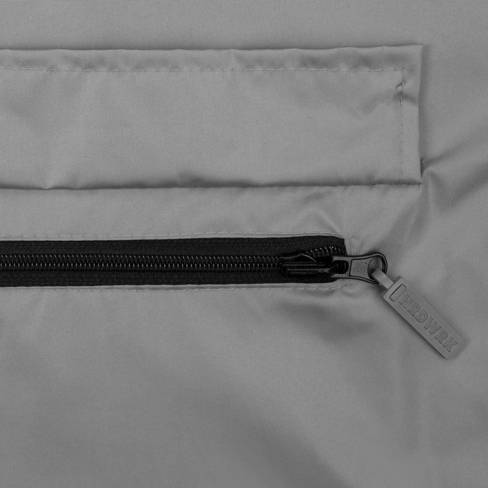 Дождевик-анорак Hard Work, укороченный, черный фото на сайте Print Logо.