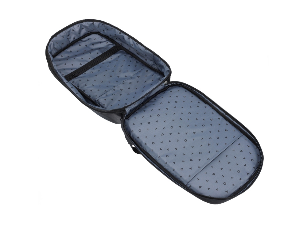 Рюкзак TORBER ВОЯЖ с отделением для ноутбука 18,5'', черный, полиэстер 900D, 33х15х48 см, 20 л