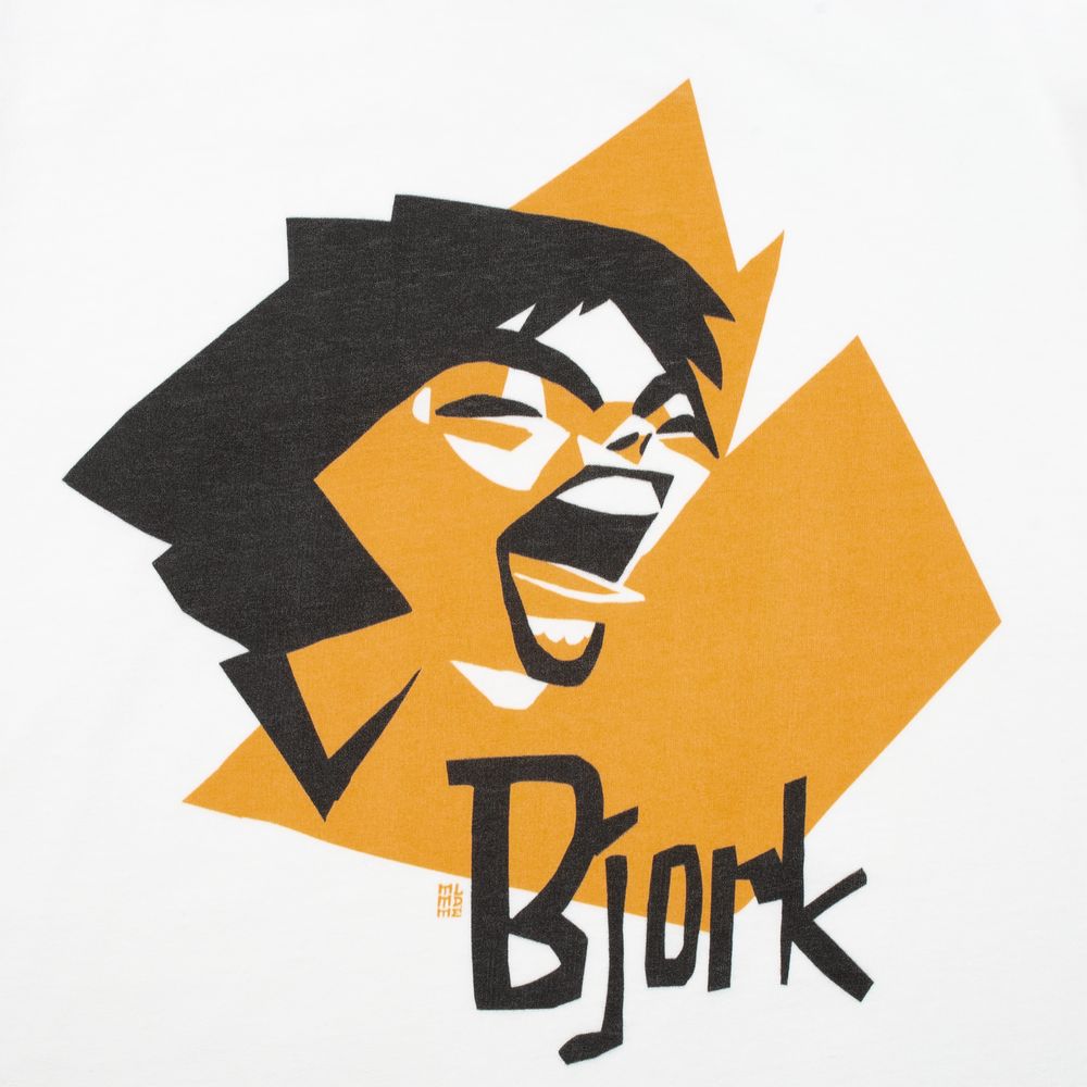 Футболка женская «Меламед. Bjork» — пример нанесения логотипа (Author's) | Print Logo