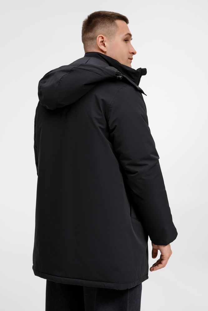 Куртка-парка унисекс Sfera, черная, размер 3XL