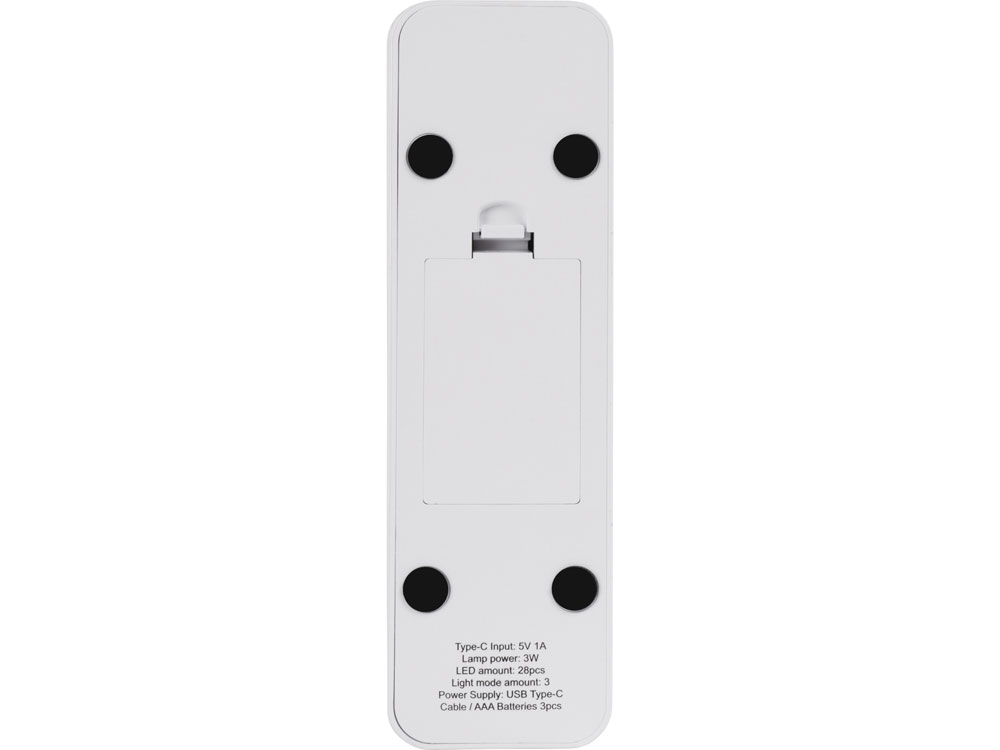 Складывающаяся настольная LED лампа Stack N, 3 Вт, белый (Р)