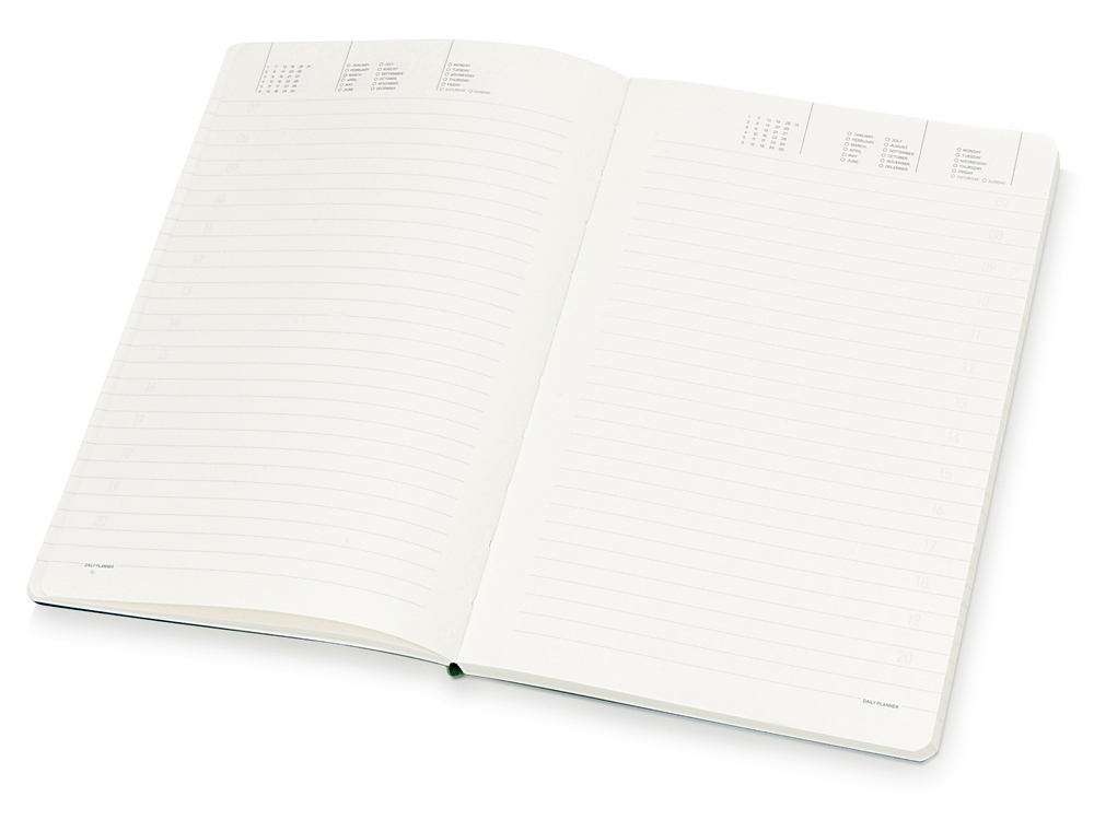 Ежедневник А5 недатированный Megapolis Velvet Flex, синий флуор