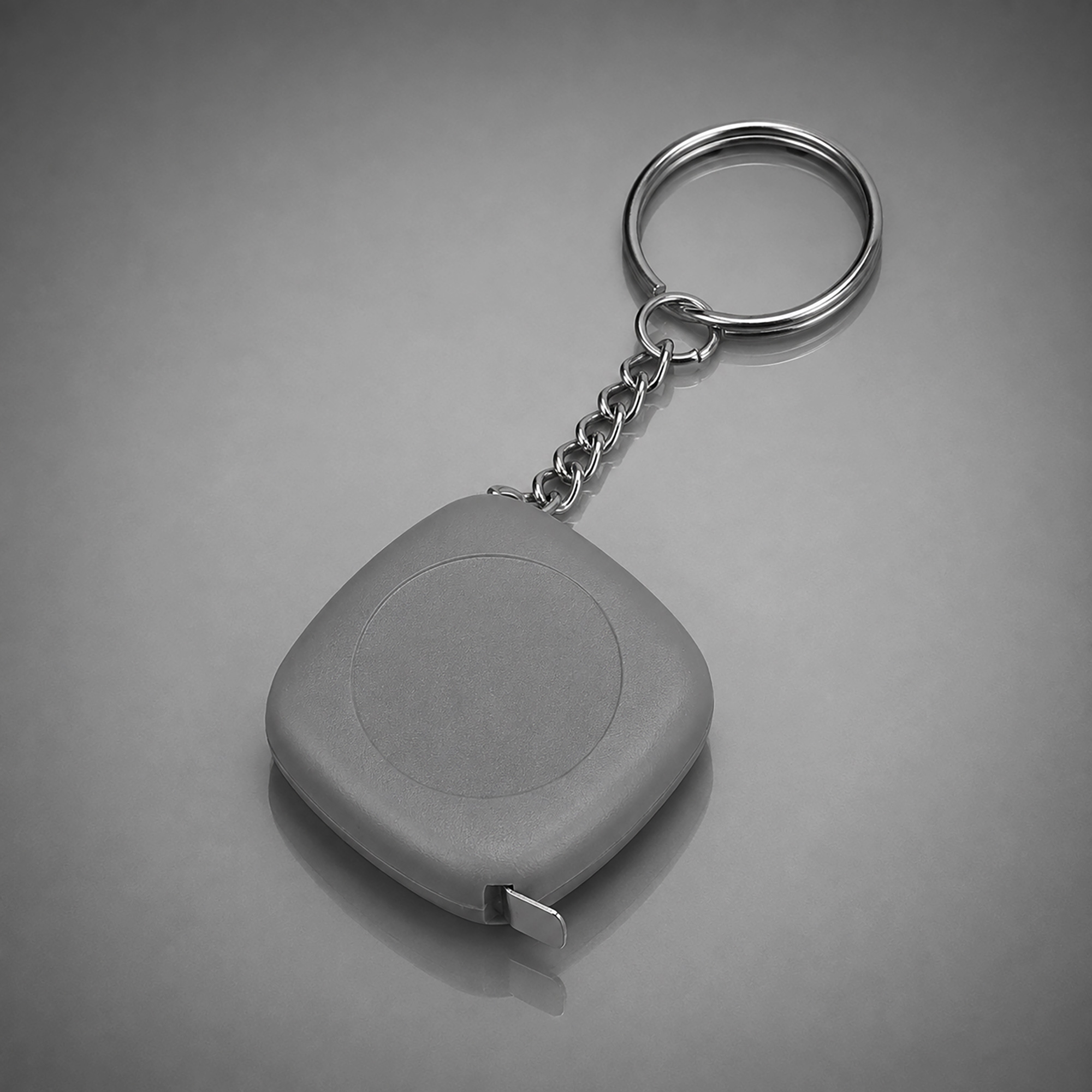 Брелок-рулетка Block, 1м с логотипом  | Print Logo