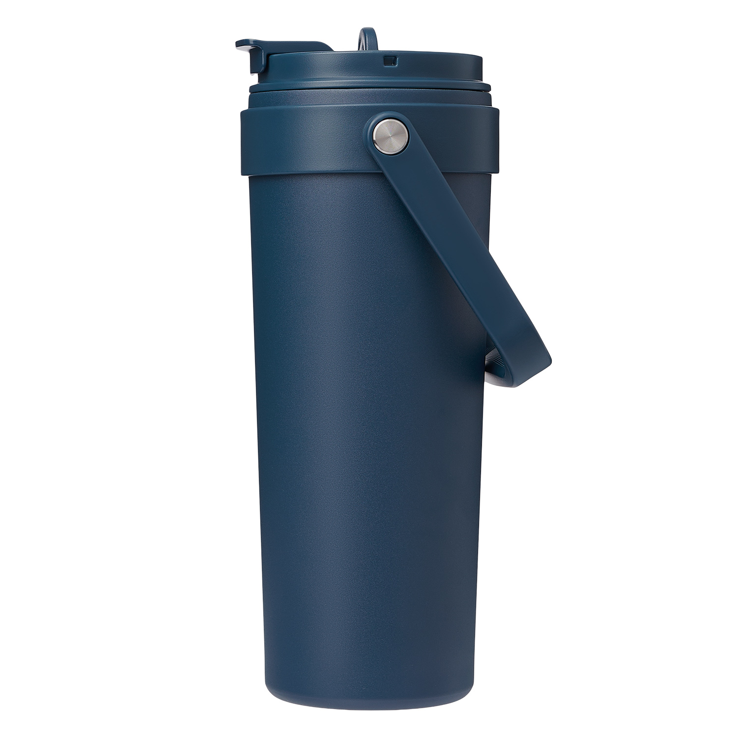 Термокружка вакуумная Соло (Solo), белая — пример нанесения логотипа (Portobello Термокружки) | Print Logo