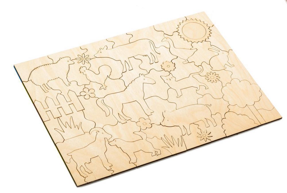 Развивающий эко-пазл Wood Games фото на сайте Print Logo.