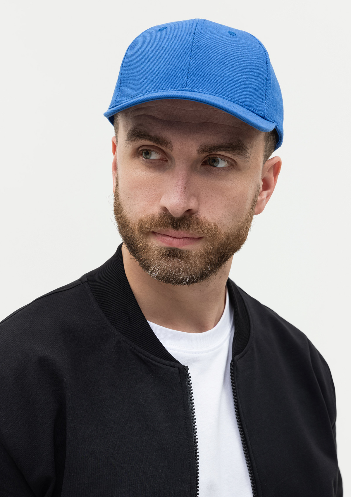 Бейсболка STAN 6 клиньев хлопок 330, 06, Синий,  (16/1)  (56-58)