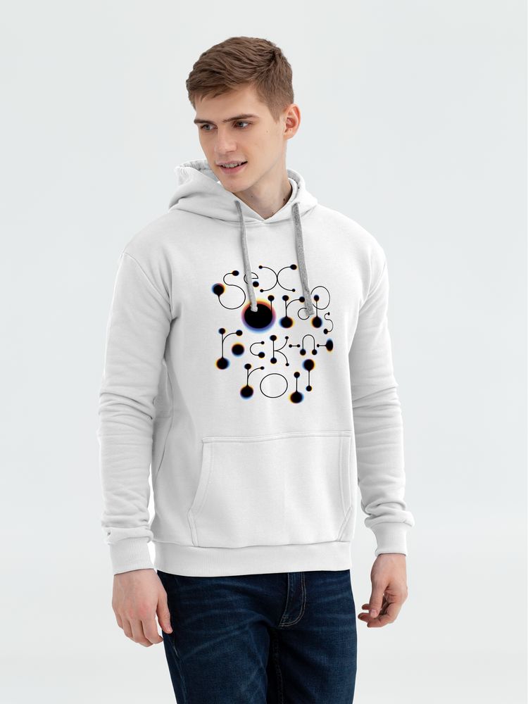 Толстовка с капюшоном No drugs — пример нанесения логотипа (Принтэссенция) | Print Logo