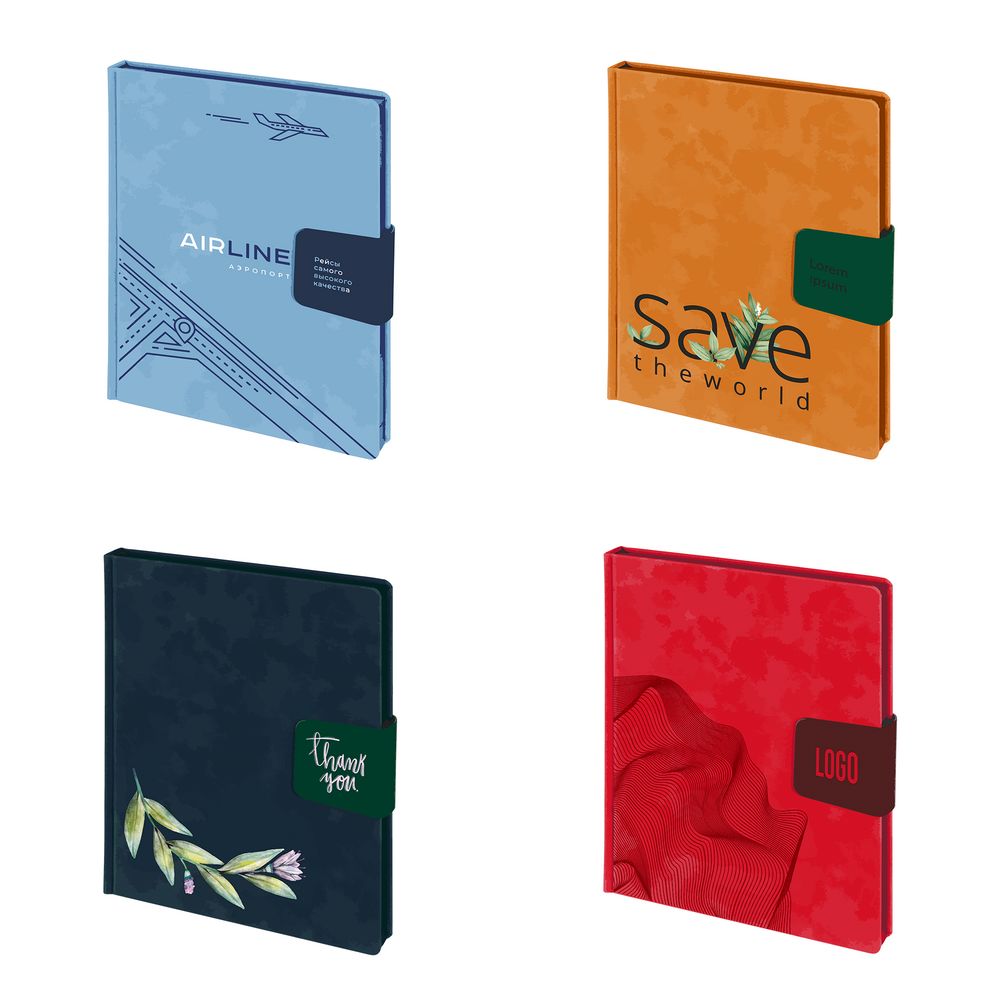 Ежедневник Grande Strap на заказ, датированный фото на сайте Print Logo.