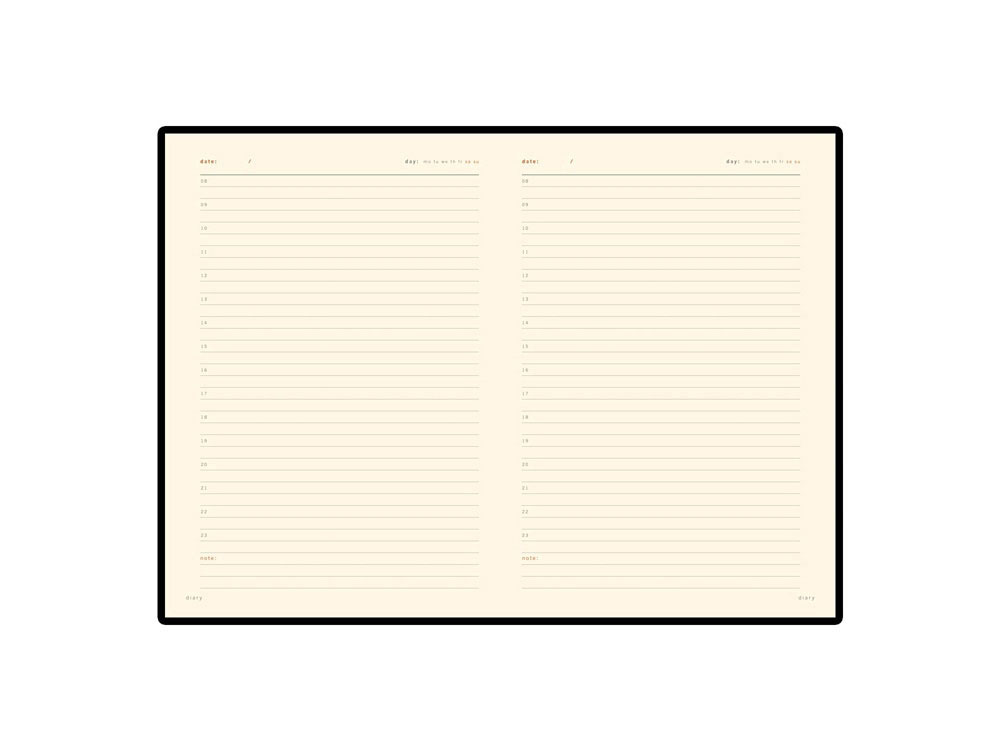 Ежедневник А5 недатированный Prestige, коричневый