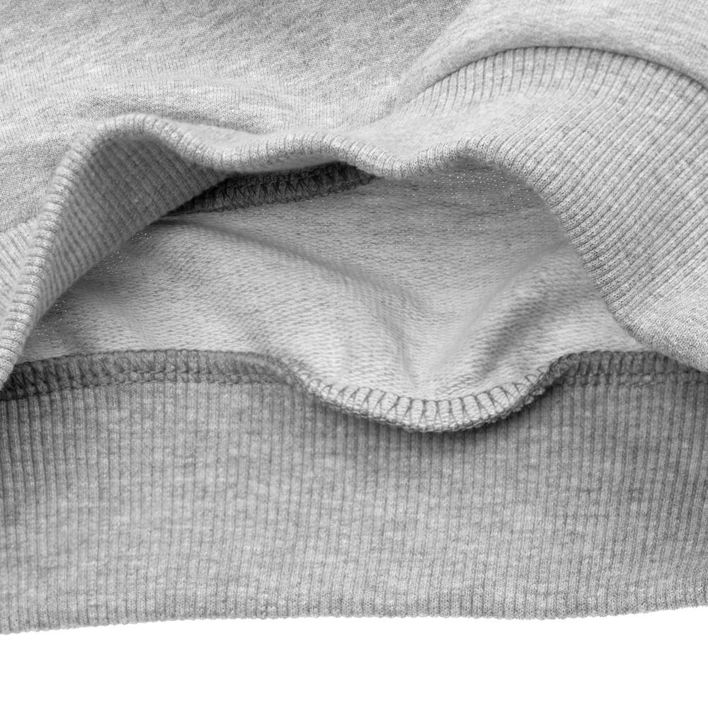 Толстовка с капюшоном детская Kirenga Kids, серый меланж, 10 лет