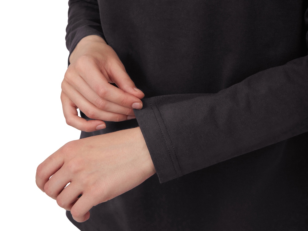 Лонгслив оверсайз Berlin унисекс, темно-серый