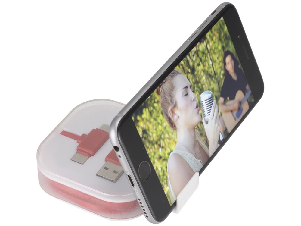 Цветной зарядный кабель, красный