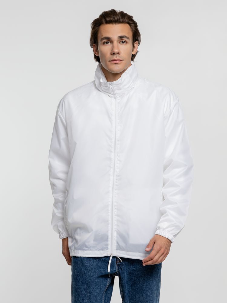 Ветровка унисекс Shift белая, размер XS