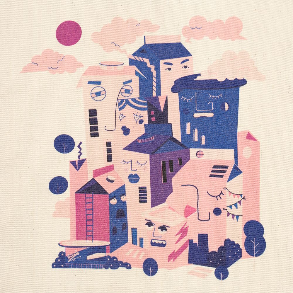 Холщовая сумка «Йогуртбург»