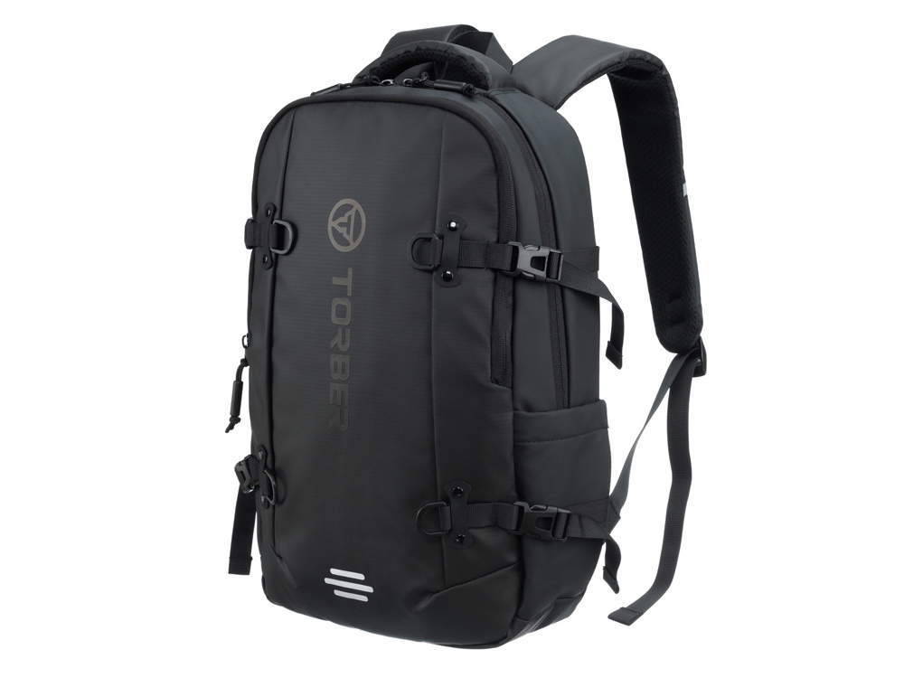 Рюкзак спортивный TORBER ЭКСТРИМ 18, чёрный, 31 х 12 х 46 см, 17л