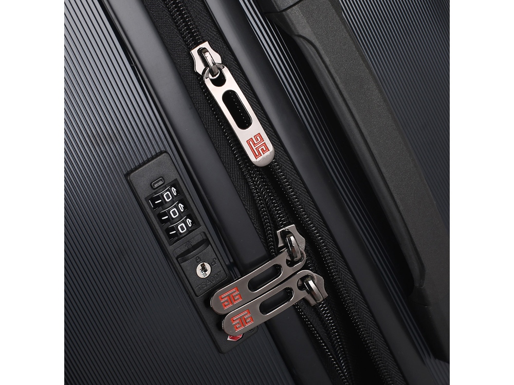 Чемодан Eberhart Craft средний M поликарбонат черный 08C-009-424