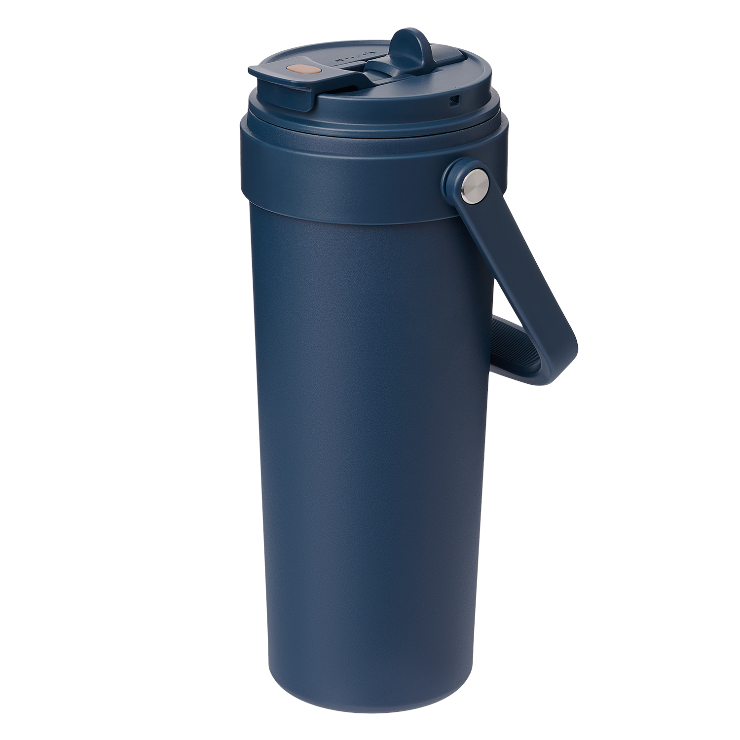 Термокружка вакуумная Соло (Solo), белая — пример нанесения логотипа (Portobello Термокружки) | Print Logo