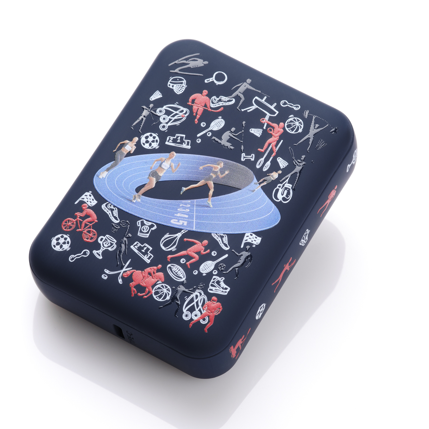 Внешний аккумулятор с функцией быстрой зарядки Формула (Formula) 10000 mAh, синий