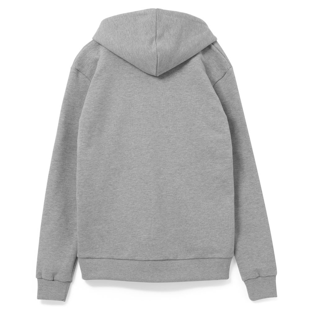 Толстовка на молнии с капюшоном Siverga 2.0, серый меланж, размер 5XL