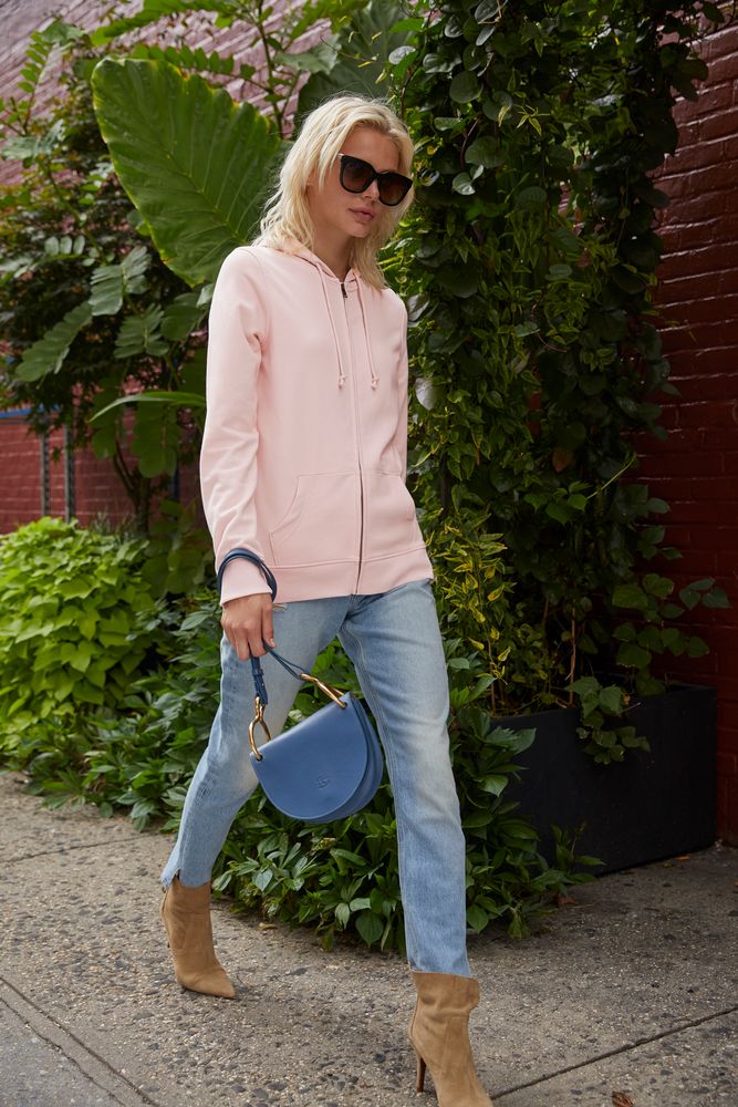 Толстовка на молнии с капюшоном женская BNC Inspire (Organic) фото на сайте Print Logo.