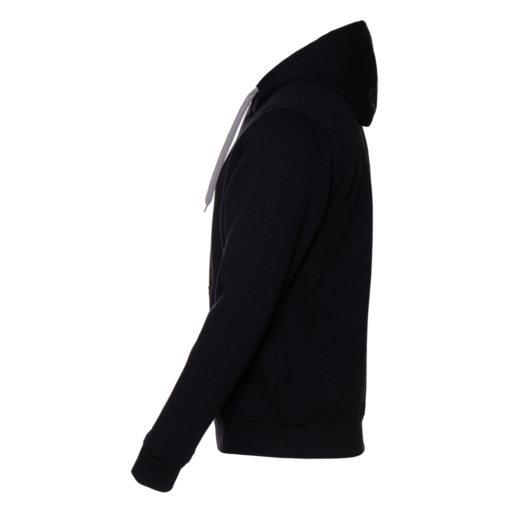 Толстовка мужская STAN с капюшоном на молнии футер с начёсом 280, 17, Чёрный,  (20)  (48/M)