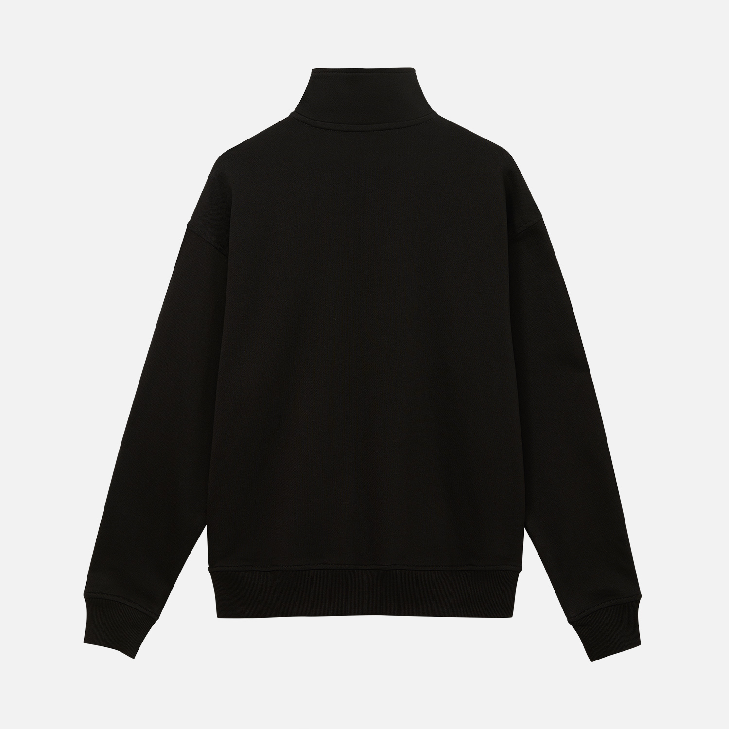 Толстовка на молнии унисекс Флоу (Flow), черная, размер 5XL/6XL