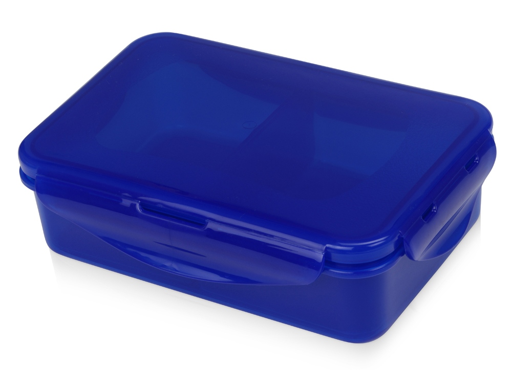 Герметичный ланч-бокс Foody с двумя секциями с логотипом  | Print Logo