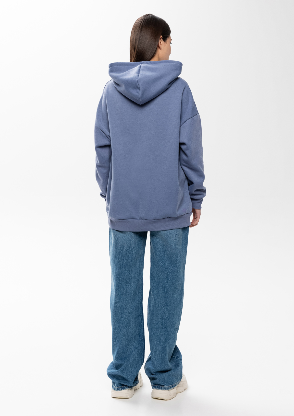 Худи унисекс STAN оверсайз интерсофт 320, 69, Серо-фиолетовый,  (74)  (56/XXXL)