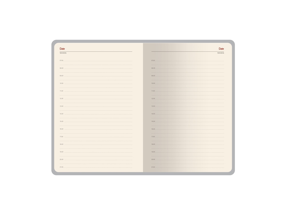 Ежедневник недатированный А5 Lyon, красный