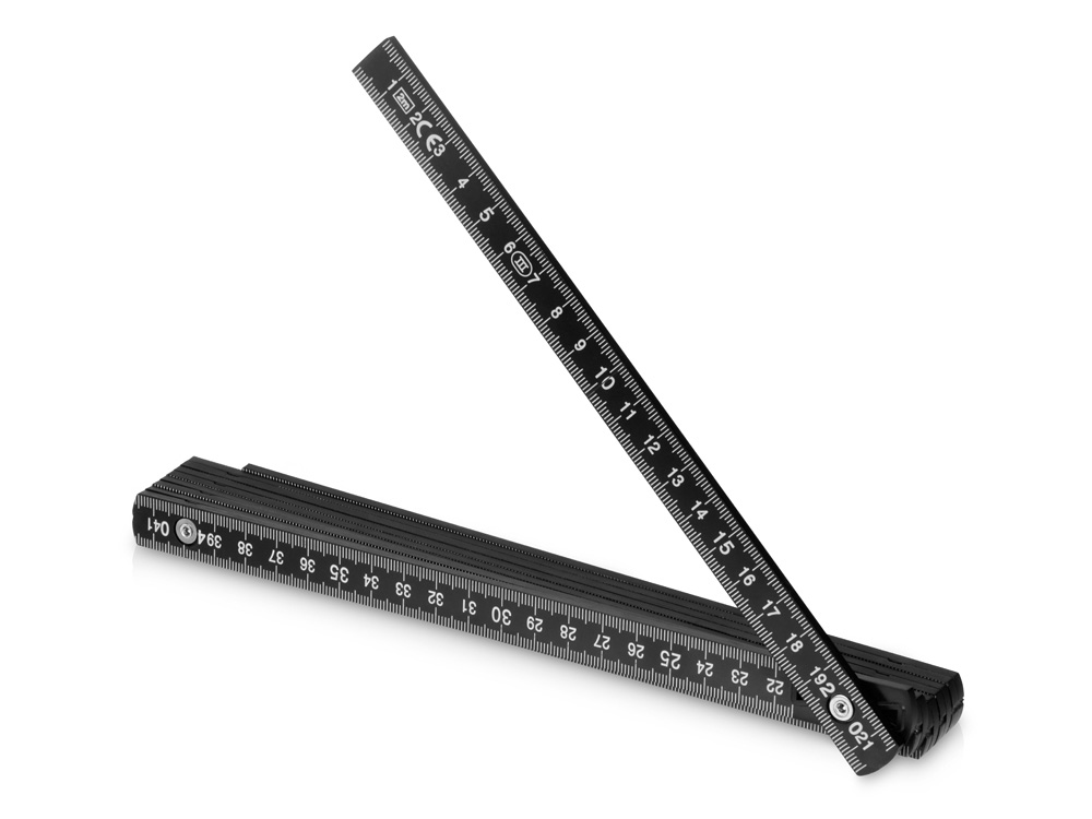 Складная линейка Plank, 2 м с логотипом  | Print Logo