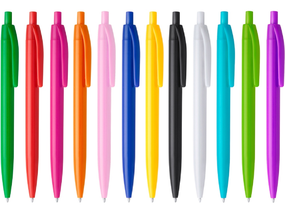 Ручка пластиковая шариковая STIX, черные чернила, королевский синий