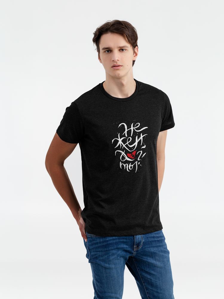 Футболка «Нежен» — пример нанесения логотипа (Соль) | Print Logo