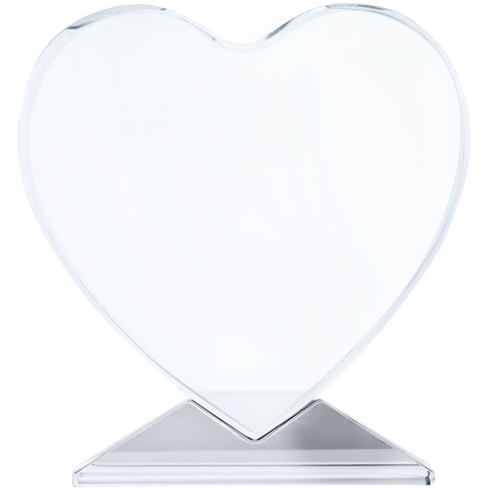 Сублимационная стела Pictory Heart — пример нанесения логотипа () | Print Logo