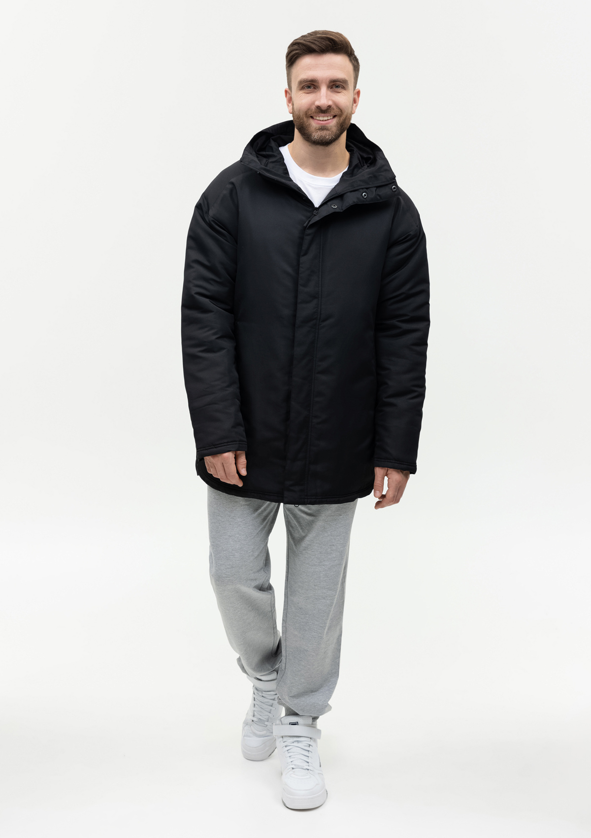 Куртка утепленная мужская STAN, 180,73, Чёрный,  (20)  (50/L)