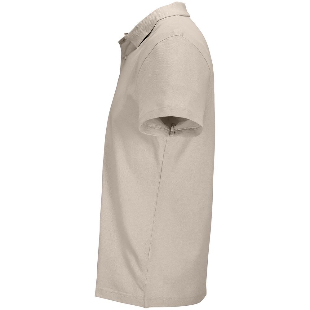 Рубашка поло унисекс Pulse, серо-бежевая, размер S