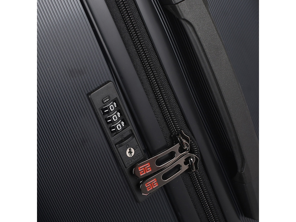 Чемодан Eberhart Craft средний M поликарбонат черный 08C-009-424