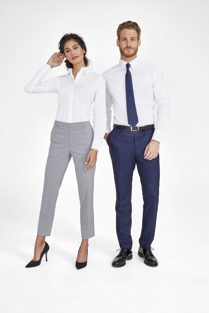 Рубашка мужская с длинным рукавом Brighton белая, размер 3XL